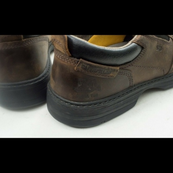 CAT CATERPILLAR Brown Leather Steel Toe ERGO main image 5